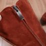 Moreo Burnt Orange Terracotta Leather Suede Square Toe Mid-Calf Boots 5.5UK/38.5EU Image 9