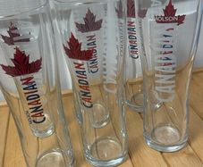 beer glasses Canadian Malson