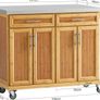 Kitchen Island with expandable work surface Image 6