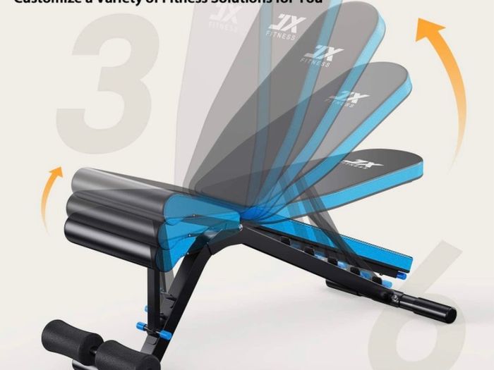 Adjustable Weight Bench Incline Decline Flat Workout Bench 90 Degree Upright Home Training Sit up Gym Bench (FREE POSTAGE)
