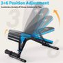 Adjustable Weight Bench Incline Decline Flat Workout Bench 90 Degree Upright Home Training Sit up Gym Bench (FREE POSTAGE) Image 3