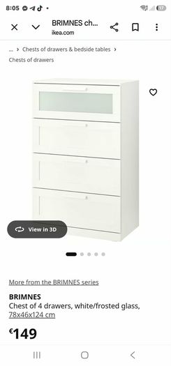 chest of drawers