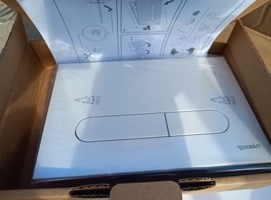 3 x Brand New Duravit DuraSystem flush plate Beta 100, for WC