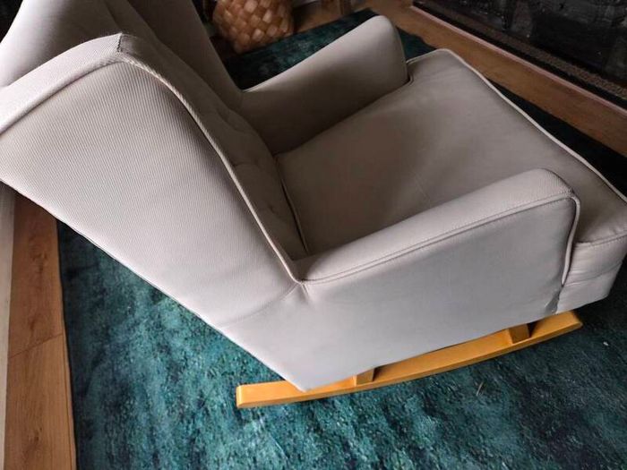 Wing Backed Rocking Chair