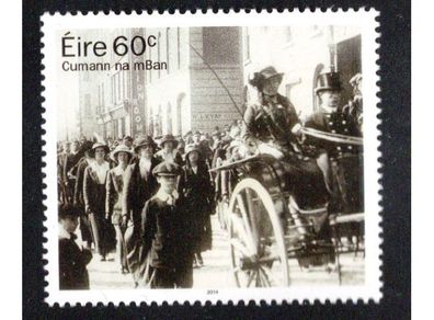 2014 Ireland Centenary of the Foundation of Cumann Na Mban Commemorative Stamp Mint Never Hinged (MNH)