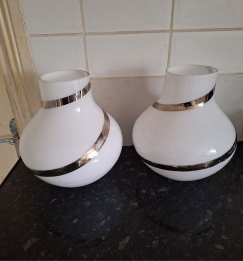 Two lovely handmade vases