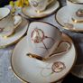 Arklow Pottery Tara Brooch 6 Coffee Cups and Sausers Image 4