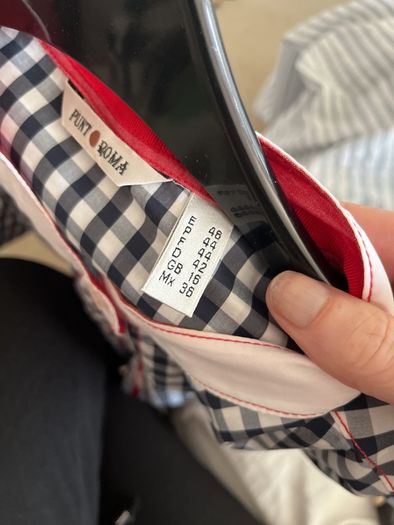 gingham blouse