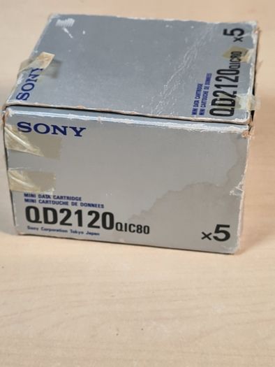 Sony Qd 2120 Mini Data Cartridges 120mb 4gb X 5 Brand New Sealed