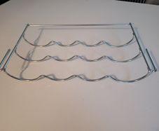 Fridge wine rack