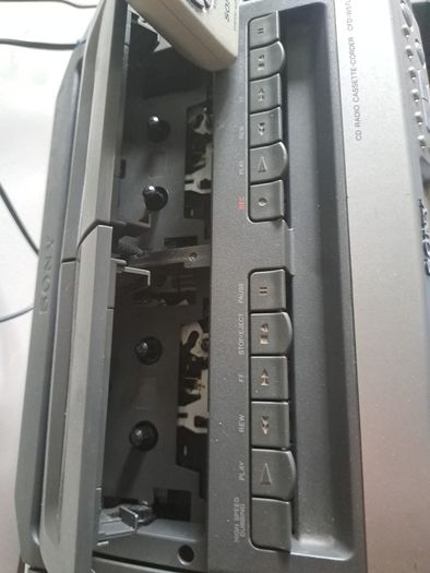 sony radio/double cassette/cd