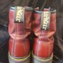 Dr. Martens 8-eye cherry red boots Image 4