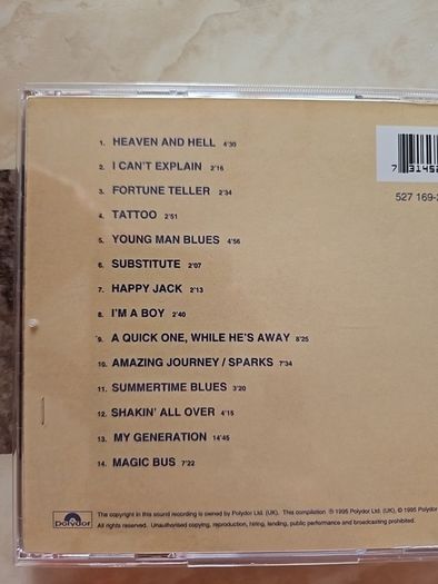 The Who CD - Live At Leeds