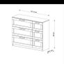 White chest of drawers Image 7