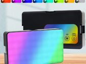 ZOMEI RGB Video Light Portable LED Camera Light Panel, 0-360 Full Color, Rechargeable