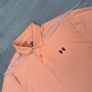Orange Under Armour Golf Polo T-Shirt Image 9