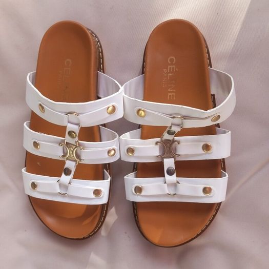 Celine paris white sandles