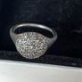 Pandora ring sterling silver Pave cosmic stars Image 3