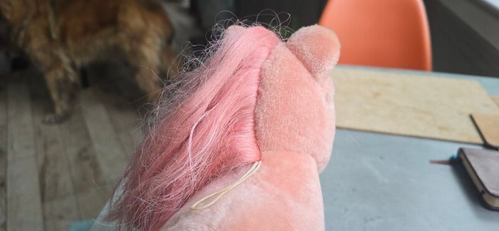 Cotton Candy Plushie Teddy Softies Large Vintage MLP G1 My Little Pony
