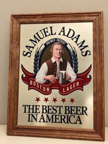 Vintage Sam Adams Mirror
