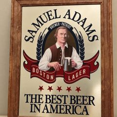 Vintage Sam Adams Mirror