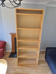 large book shelf