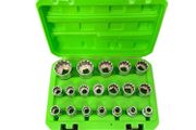 DSD TOOLS 19pc 1/2-Inch DR Gear Lock Sockets