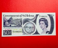 Saint Helena  50 Pence  1979. Pick  5a  ( Uncirculated )