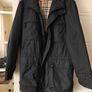 Stunning Burberry Men's Black Lined Coat Jacket Image 2