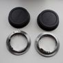 2x Nikon F Lens to Canon EOS (EF/EF-S) Mount Adapters with AF Confirm Chip + Rear Caps Image 2