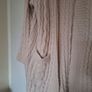 Cream Cardigan Coat Image 3