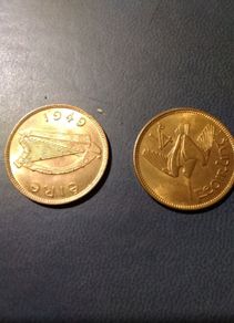 Two Eire Farthings