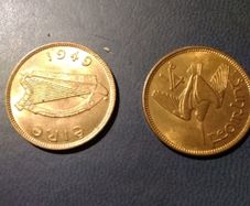 Two Eire Farthings
