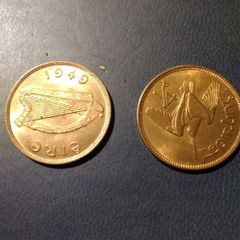 Two Eire Farthings