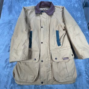 VTG Driza-Bone Australian Grosvenor Mustard Bushman Jacket Coat Mens Sz Small