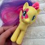 My Little Pony G4 Rainbow Rocks Fluttershy Brushable Butterfly Over Eye Used Please see photos Image 6