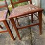 Art Deco/Nouveau Antique Caned Seat Wooden Chairs Image 6