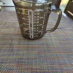 arcopal France 1970s smoked glass jug