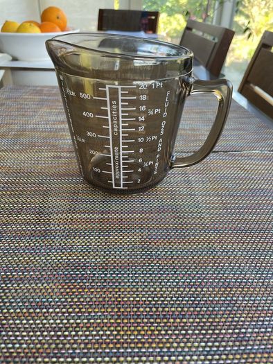 arcopal France 1970s smoked glass jug
