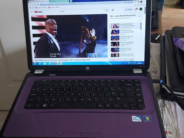 HP Pavilion g6, 15.6 inch Laptop, Intel Pentium CPU B950, 2.1GHz, 4GB Ram, 750GB HDD, Windows 7, 64 bit, Firefox, Opera, Chrome and VLC