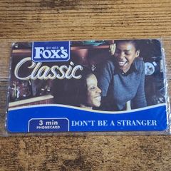 Great Britain UK Phonecard "Fox's Classic Biscuit", mint in wrapper, 3 minutes - free standard postage