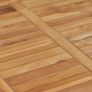Garden Dining Table 80x80x80 cm Solid Teak Wood Image 4