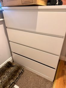 chest of 4 drawers 80x100cm