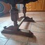 extendable sold wood dining table Image 5