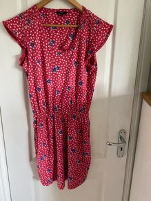 Next ladies floral jersey dress size 12