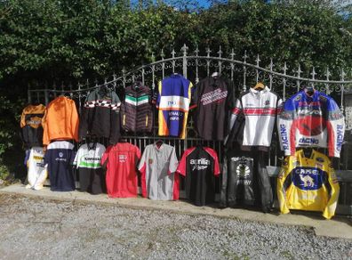 retro racing shirts etc