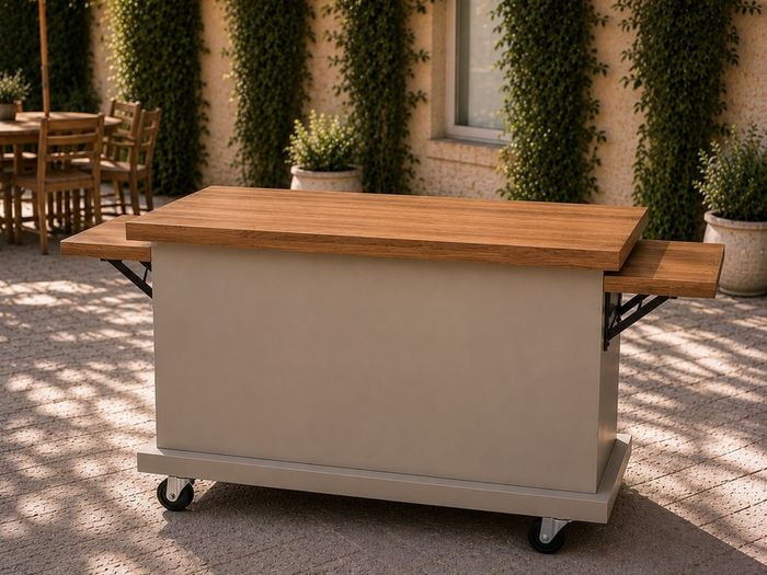 Coffee Cart Fully Collapsible