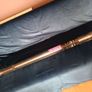 White metal chrome eylet curtain pole extendable Image 4