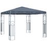 Gazebo with String Lights 300x300 cm Anthracite Image 2