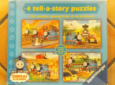 4 Tell A Story Puzzles Ravensburger Thomas And Friends 4 Jigsaw Puzzles ...